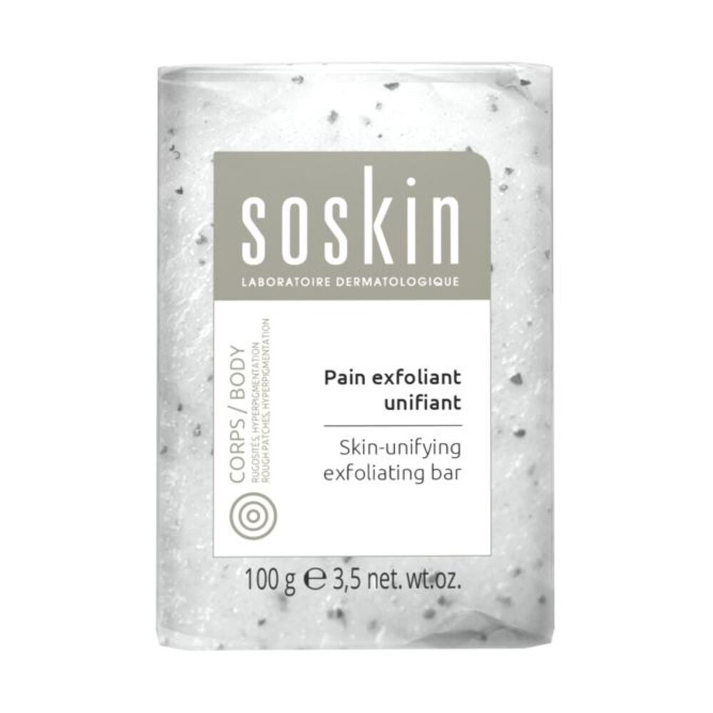 Очищувальний ексфоліант для тіла Soskin Skin-Unifying Exfoliating Bar, 100 г