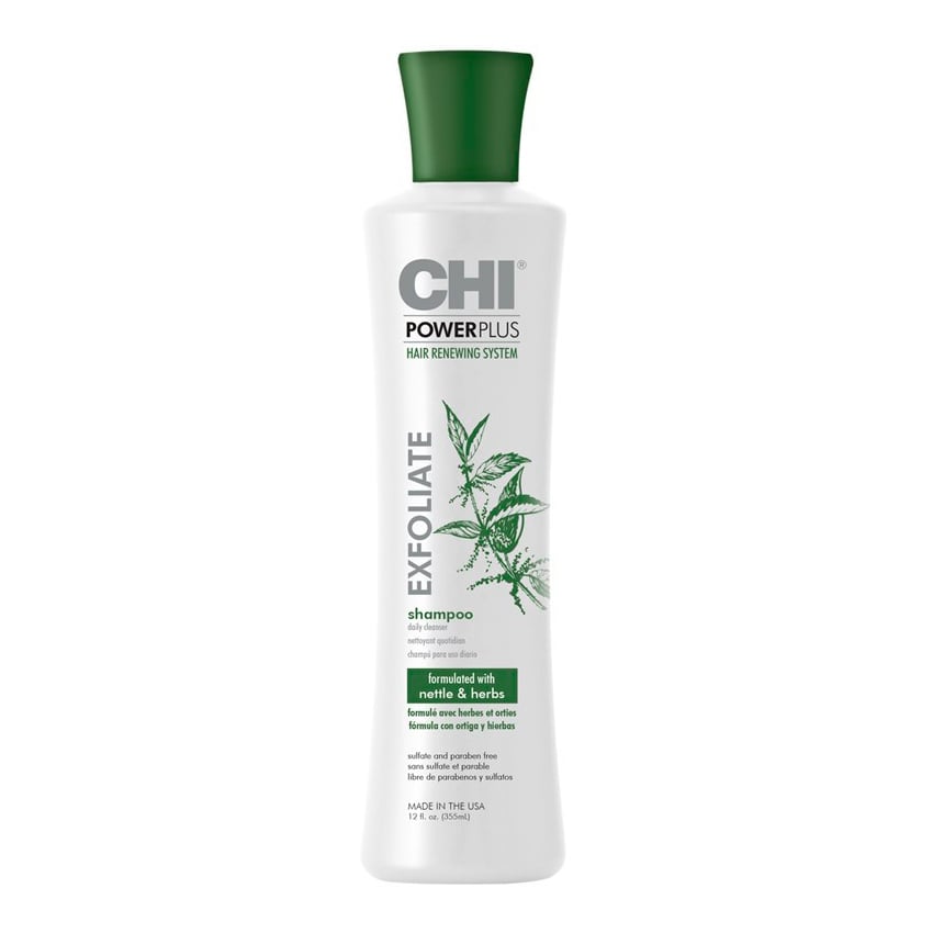Стимулювальний шампунь-ексфоліант для волосся CHI Power Plus Shampoo, 355 мл